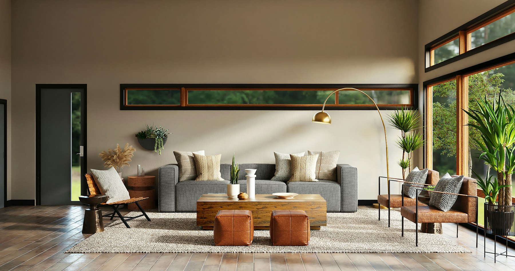 Living room — Warm modern lounge